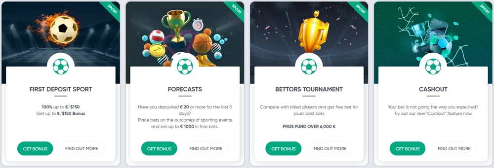 The 4 bonuses on offer
